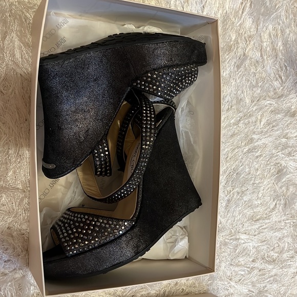 Jimmy Choo Black platforms sandals size 39. Brand new never ever used. Good deal - Picture 8 of 9